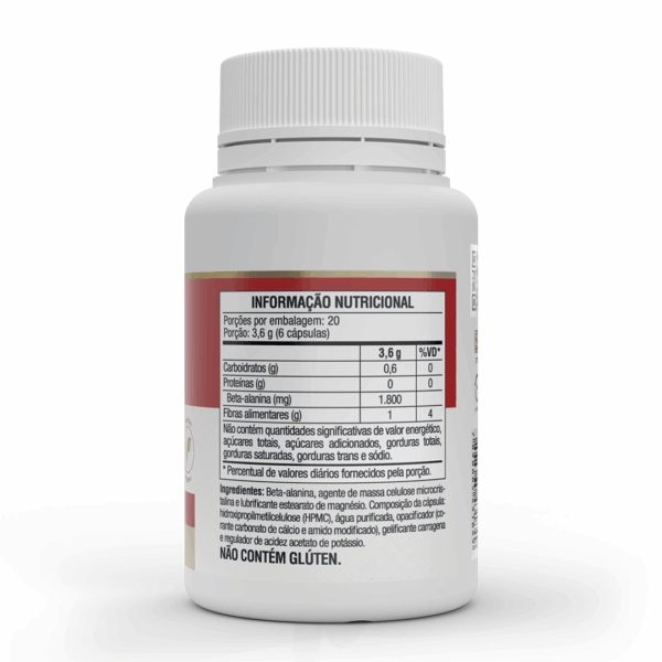 Beta Alanina - 120 Comprimidos