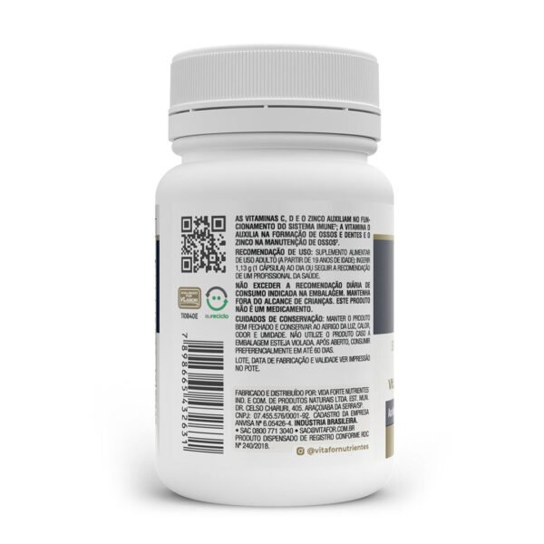 Vita D3 + C + Zinco - 30 Comprimidos