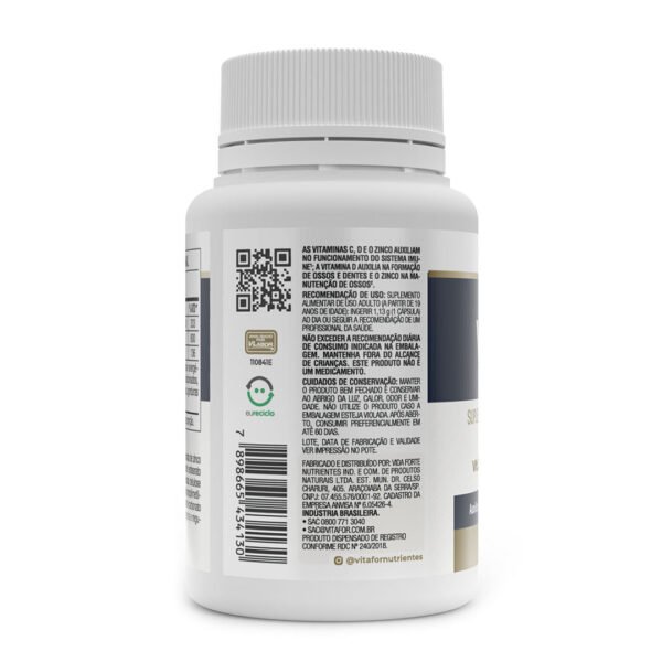 Vita D3 + C + Zinco - 60 Comprimidos